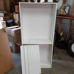 5 Tier White Storage shelf. Approxi...