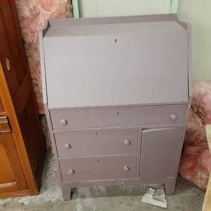 Vintage Painted Solid Wood 3 drawer...