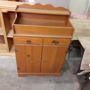 Solid Wood Vintage 2 drawer, 2 door...
