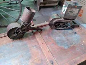2 Vintage seeding machines...