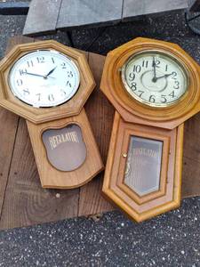 (2) Regulator Chime Clocks One is H...