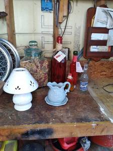 Home Decor Lot and Vintage Barqs R...