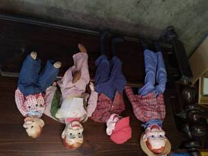 3 Howdy Doody Dolls and another sim...