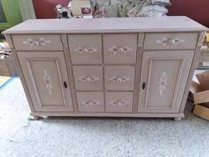 Vintage 8 drawer Dresser With Key 6...