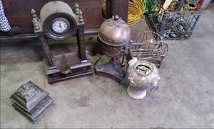 Chime clock Needs repair, and oth...