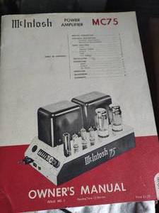 lot 19 image: McIntosh Power Amplifier
