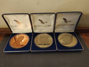 lot 54 image: Three Nickel Silver Coins