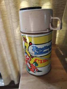 lot 87 image: Thermos and Four Metal Cups