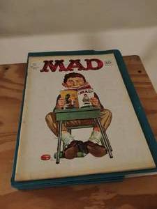 lot 92 image: Nine Vintage MAD Magazines