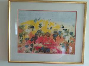 lot 255 image: Vintage Framed Artwork