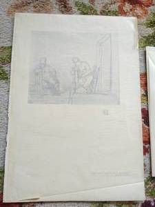 lot 261 image: Unframed Art