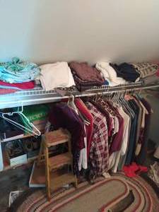 lot 141 image: Clothing and shoes
