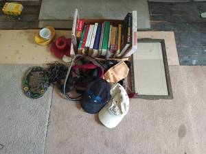lot 143 image: Collection of accessories and books.