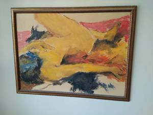 lot 146 image: Framed artwork