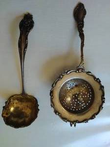 lot 149 image: 2 sterling silver spoons