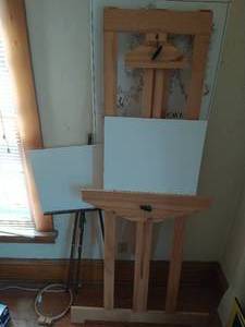 lot 158 image: 2 art easels