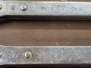 lot 16 image: Snap-On (5) pc Ratchet Set