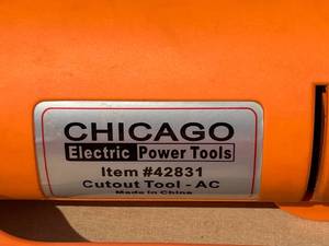 lot 100 image: Chicago Electric Cut Out Tool