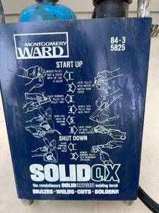 lot 162 image: Wards Solid Oxygen Welding Torch