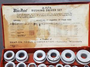lot 80 image: Blue-Point Snap-On Tools Corporation Bushing Driver Set A-157A