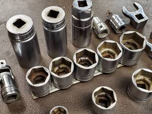 lot 173 image: Snap-On Assorted (24) pc 38 Drive Sockets