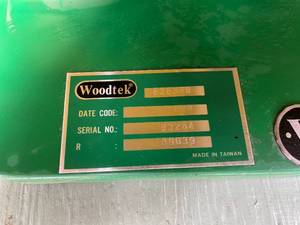 lot 175 image: Woodtek Scroll Saw On Rolling Cart