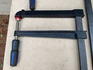 lot 179 image: Large Heavy Duty Wood Clamps