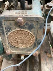 lot 195 image: Vintage C A Stickney Hit and Miss Engine