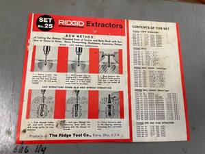 lot 271 image: Rigid Extractor Set