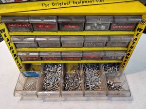 lot 250 image: (2) Vintage 20 Tray Organizers with Contents