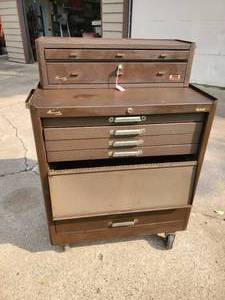 lot 99 image: (9) Drawer Kennedy Rolling Tool Chest