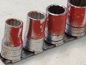 lot 232 image: Snap-On (10) pc 12 Drive Socket Set
