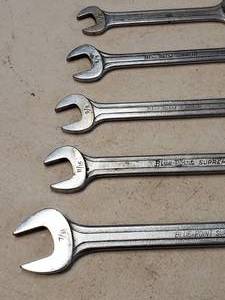 lot 238 image: Blue-Point Snap-On Tools Corporation (7) pc Combination Wrench Set