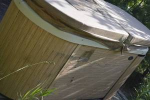 lot 56 image: 2 person hot tub indooroutdoor setup