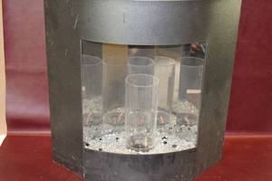 lot 12 image: Indooroutdoor mobile Fireplacefirepot great ambience