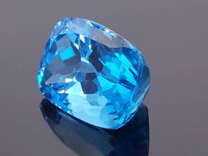 lot 25A image: Excellent Cut 22.32 Carat Natural Blue Topaz Loose Gemstone