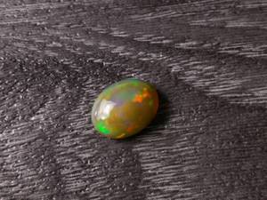 lot 35A image: 3.85 Carat Natural Black Welo Opal Loose Gemstone