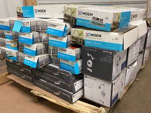HUGE LOT of Moen & Glacier Bay Faucets (Complete)