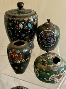 lot 11 image: (18) Pieces of Wonderful Cloisonn Collectibles
