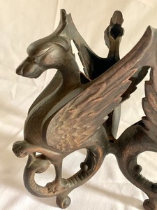 lot 14 image: Unique Metal Dragon Figurine