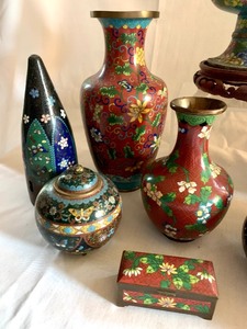 lot 22 image: (10) Pieces of Cloisonn