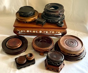lot 59 image: Grouping of Wooden Stands