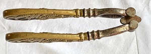 lot 68 image: Vintage Brass Nutcracker w Dragon Motif