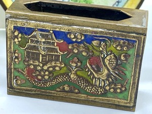 lot 137 image: CloisonnEnamel Matchbook Holders