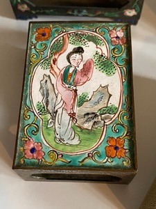 lot 102 image: (5) Vintage Matchbook Holders