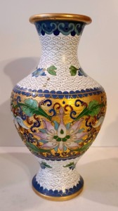 lot 93 image: Six Lovely Cloisonn Vases