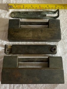 lot 208 image: Two Antique Korean Chest Locks w Keys