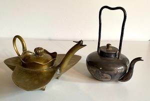 lot 114 image: Two Small Unique Teapots