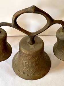 lot 281 image: Trio of Brass Bells