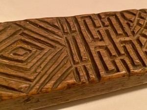 lot 305 image: Korean Antique Rice Cookie Rice Cake Press